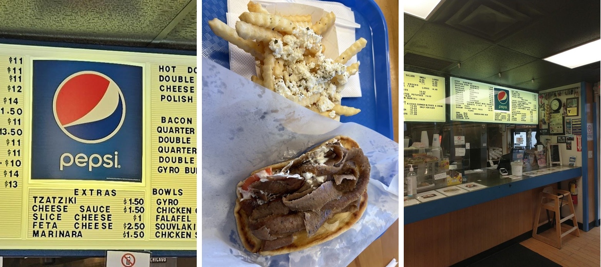 Greek Corner Gyros Menu